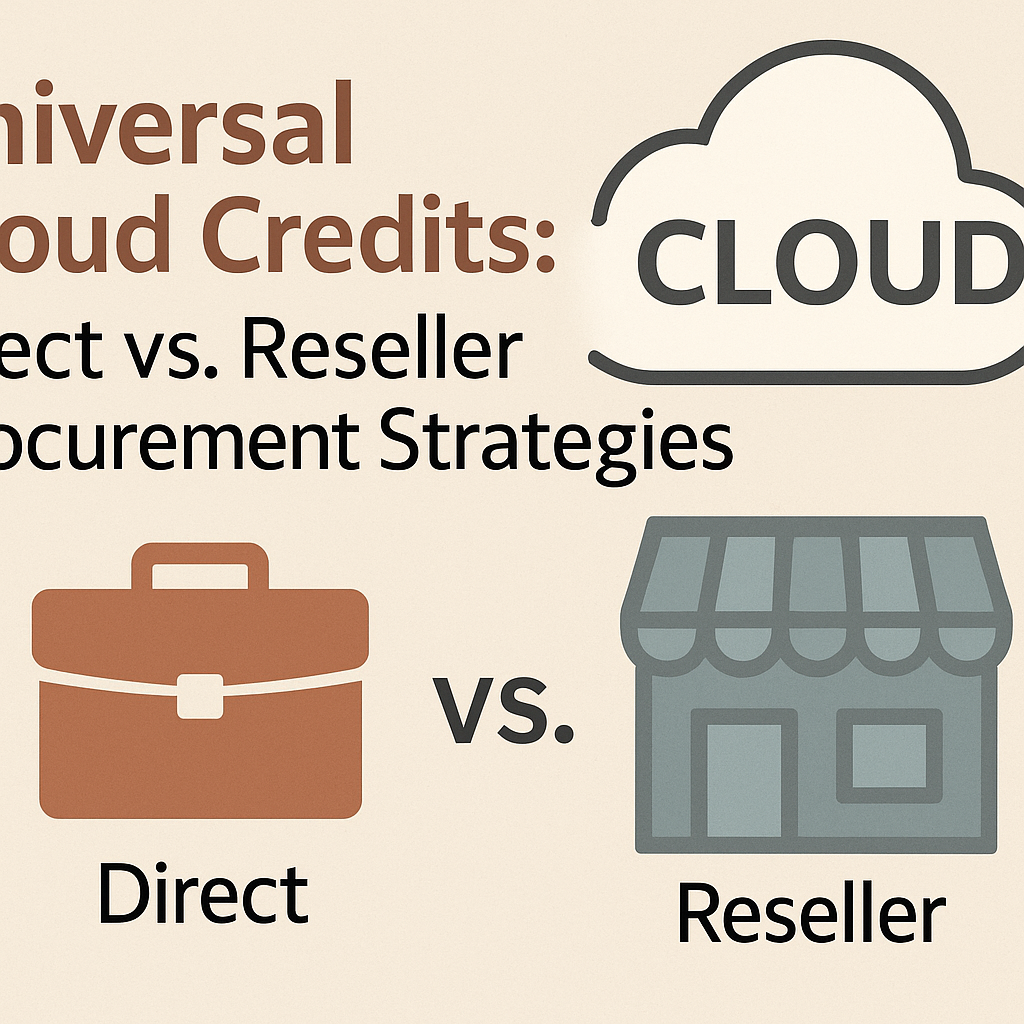 oracle Universal Cloud Credits Direct vs. Reseller Procurement Strategies